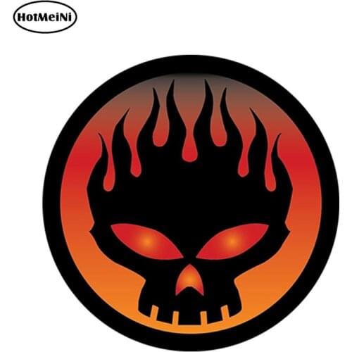 HotMeiNi 12cm x 12cm The Offspring Sticker Decal Rock Vinyl Bumper Car Side Stickers Funny Decal Car-covers Accessories