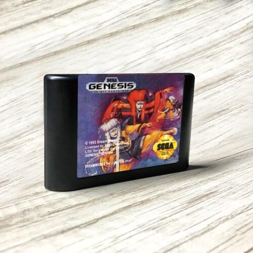 Mystical Fighter - USA Label Flashkit MD Electroless Gold PCB Card for Sega Genesis Megadrive Video Game Console