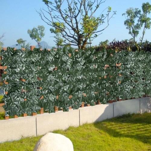Artificial Privacy Panels Topiary Hedge Plant UV Protection Privacy Screen Garden Fence for Indoor Outdoor Backyard Home Decor