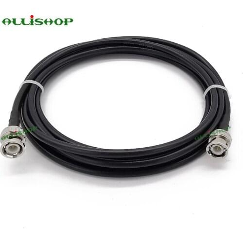 BNC Male to BNC Male LMR200 Antenna Extension Cable For FM Transmitter Amateur Radio Camera Monitor 1/3/6/9/12/15M