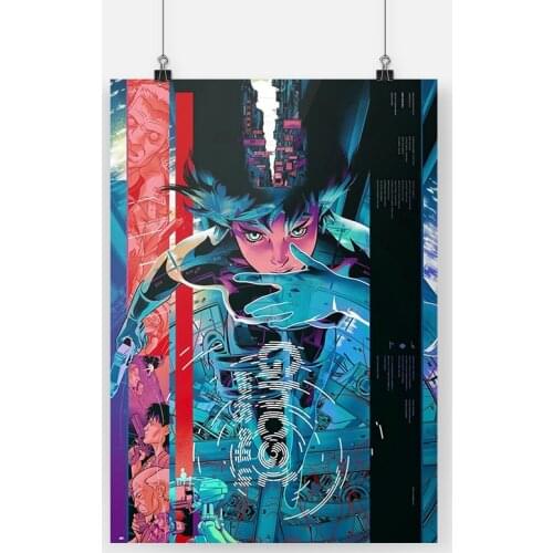 Anime ghost in the shell art canvas painting decor wall art pictures bedroom study home living room decoration prints poster