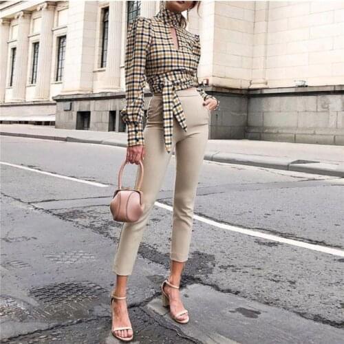 KUKAKEY Openwork Blouses