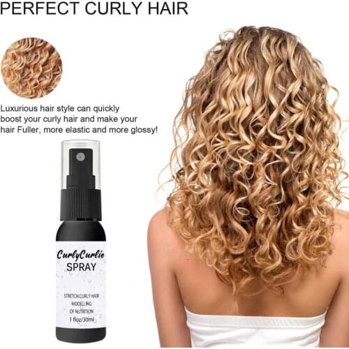30ml/50ml Curling Oil Hair Nourishing Deep Moisturizing Synthetic Quick Drying Hair Modeling Essence for Beauty