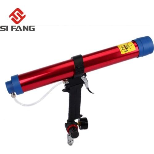 SIFANG Quality Pneumatic Caulking Gun set 600ml Glass Glue Air Rubber Gun Cartridge Gun Paint&Decorating Sealant Finishing Tool