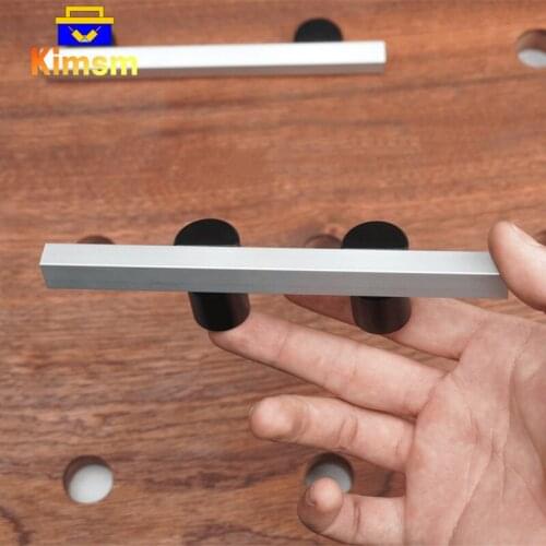 Woodworking Desktop Baffle With Adjustable Block 19mm/20mm Hole Bench Fixing Clamp Anti-slip Aluminum Alloy Positioning Plate