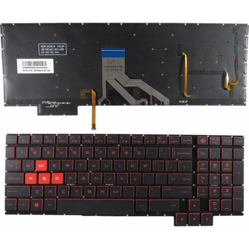 New for HP Omen 15-CE 15-CE000 15-CE026TX 15-CE005TX 15-CE006TX 15-CE001TX 15-CE002TX US laptop keyboard with backlit 15.6"