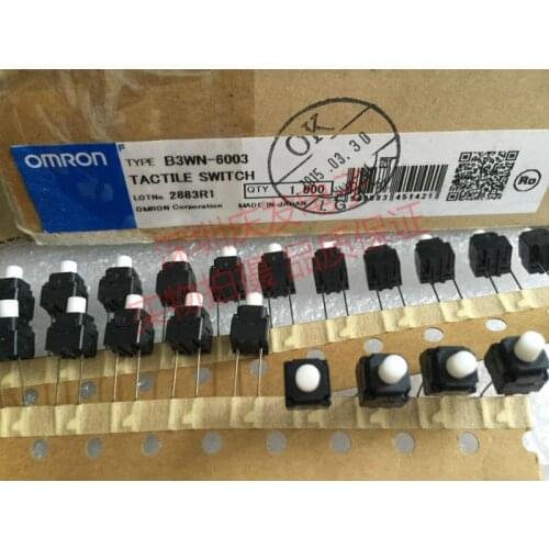 Original new 100% washing machine touch switch 8*8*13 2pin key waterproof and dust-proof B3WN-6003