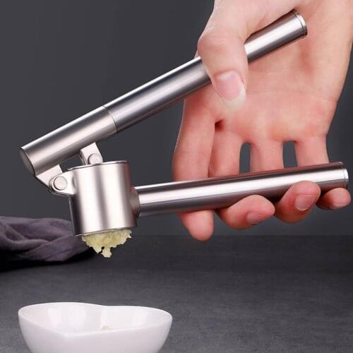 Garlic press household 304 stainless steel hand-pressed ginger press garlic mashed garlic artifact