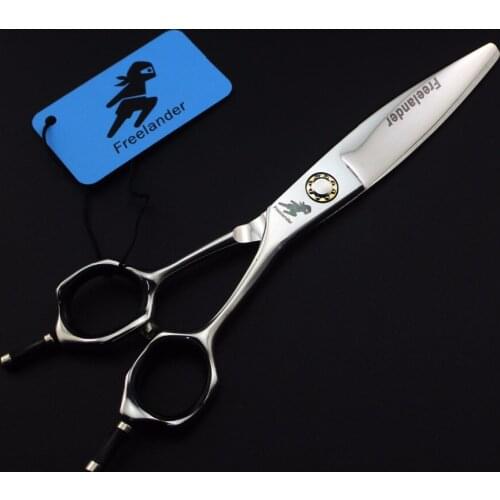 Freelander 6.0 inch professional Japan 440c silver willow shears hairdressing scissors for barber or home use