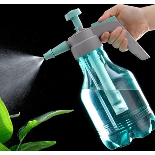 2L Watering Spray Bottle Munual Pressure Pump Save Effort Spray Gardening Household Watering Can Water Ajustable Garden Sprayer