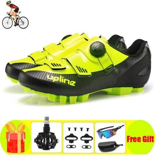Sapatilha Ciclismo Mountain Bike Shoes Add Cleats Mtb Outdoor Bicycle Sneakers Self-locking Breathable Wear-resistant Shoes