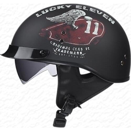 Motocross Helmet Summer Vintage Motorbike Half Helmet Casco De Moto Men Racing Riding Motocross Helmet With DOT Approved