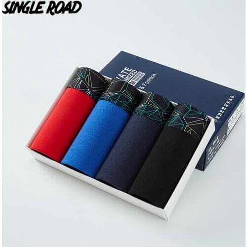 Мужские хлопковые трусы Single Road China At AliExpress