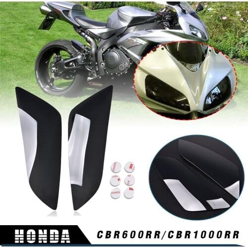 Dark Smoke Headlamp Headlight Lens Cover Shield Protection for Honda CBR600RR 2003 - 2006, CBR1000RR CBR 1000RR 2004 - 2007