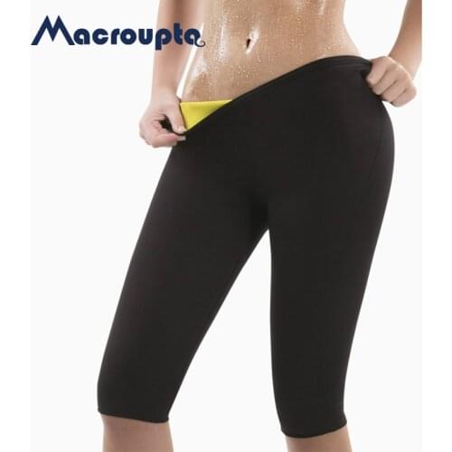 Women Slimming Pants Thermo Neoprene Sweat Sauna Body Shapers Fitness Stretch Control Panties Burne Waist Slim Pants