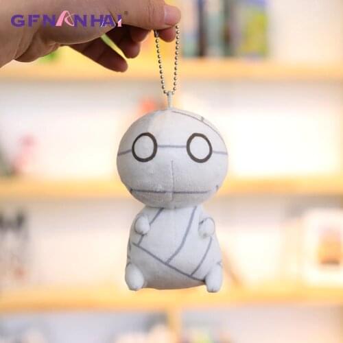 1pc 12cm Kawaii Mummy Plush Toy How To Keep A Mummy Keychain New Anime Stuffed Figure Doll Children Girl Gifts Cartoon Toys