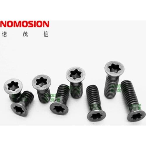 100PCS/bag M5*11/13/16/19 HEAD7.2 angel 82 torx cutting tools screw milling cutter screws