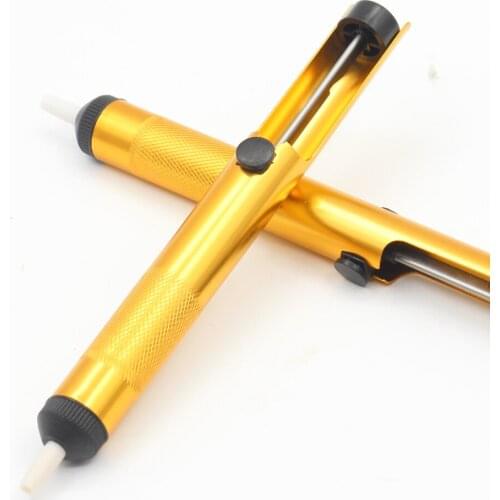 1P Light Weight Metal Desoldering Pump Solder Sucker Removal Vacuum Soldering Iron Desolder Ideal For PC Board Reparing