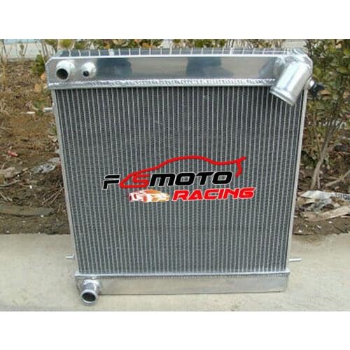 For fit Jaguar XKE 3.8L Series 1 S1 4.2L Manual 1965 1966 1967 3 ROW aluminum alloy radiator