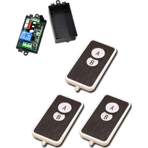 AC 110V 10A 1CH Wireless Remote Control Switch System 220V RF Remote Switch Wireless ON/OFF Plug For Light / Gate