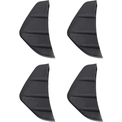 AU04 -4 Pcs Universal Car Rear Bumper Lip Diffuser Shark Fin Style Car Back Bumper Spoiler Lip Splitter Car-Styling Auto Accesso