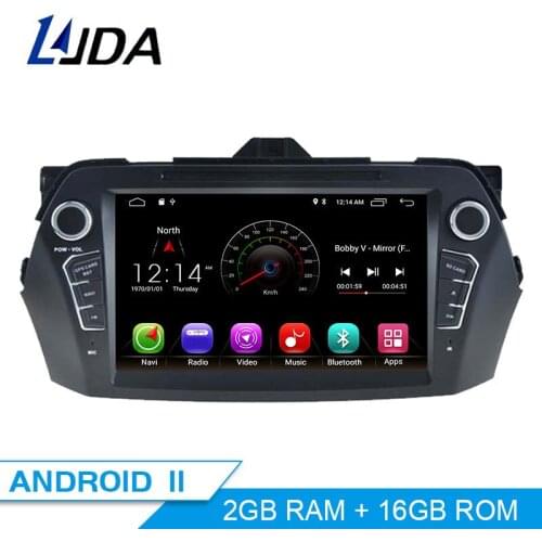 LJDA 2 Din Android 10 Car Radio For SUZUKI Ciaz 2016 WIFI Car Multimedia Player Stereo GPS Navigation DVD IPS Auto Audio Mirror