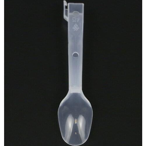 Free shipping cheap transparent disposable plastic spoon small for ice cream 300pcs/bag suitable Mcflurry ice cream maker part