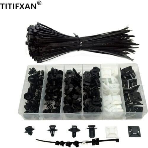 For Lada Samara Riva Tavria Xray Nadeschda 2114 Niva Car Chassis Cable Wire Line Tie Base Fasteners Clips With Box Rivet Clamp