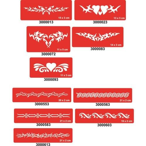 Spray Tattoo Indian Henna Templates