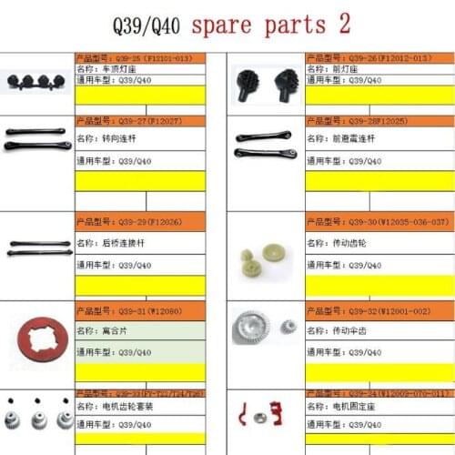 JJRC Q39 Q40 Feiyue FY-01 FY-02 FY-03 1/12 RC Car spare parts gear box drive shaft shock absorber gear rod accessories 2