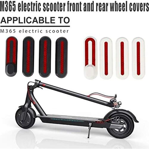Scooter Wheel Hubs Cover Protective Case Decorative Shell With Decals Replacement Parts For Xiaomi M365 Pro Electric Scooter