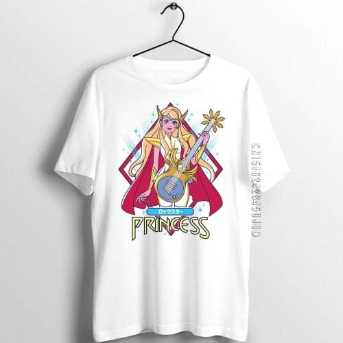 Unisex Men Guys T Shirt Anime She Ra Princess of Power Funny Artwork Printed Homme Tees Hip Hop Streetwear