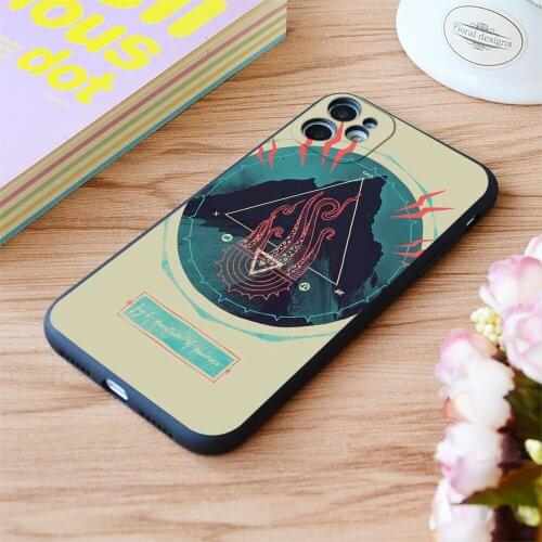 For iPhone Mountain Of Madness Print Soft Matt Apple iPhone Case 6 7 8 11 12 Plus Pro X XR XS MAX SE