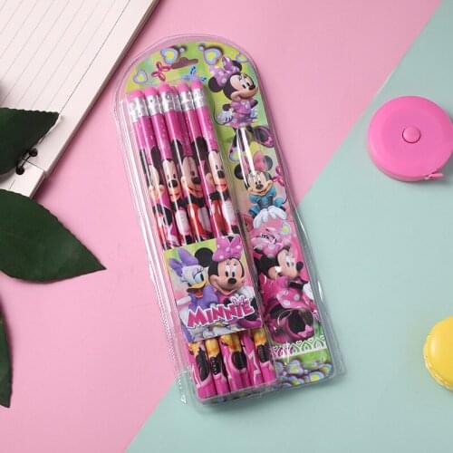 15-piece set Disney Frozen Sketch Pencil Set Learning Stationery Award Student Writing HB Pencil Eraser Pencil Sharpener Gift
