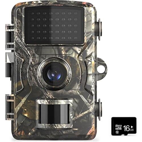 12MP1080P Hunting Camera with 16GB/32GB TF Card IP66 Waterproof Outdoor Infrared Night Vision Motion Activated Security Camera