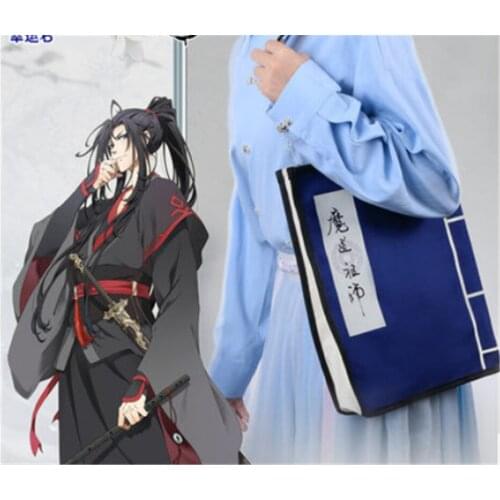 The Untamed Wei wuxian Lan wangji star Pain package single-shoulder bag canvas bag fashion daily cosplay christmas cos Gift