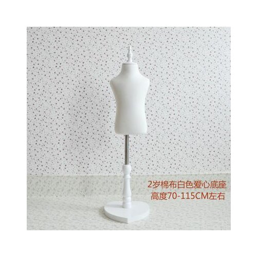 Wholesale 1-2 year child half-style models props, childrens clothing White Cotton disc Chassis 1PC woman pet mannequin B502