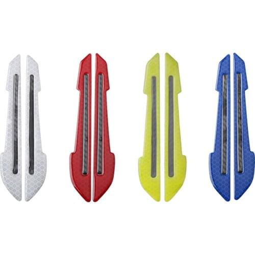 VODOOL Car Rear Mirror Reflector Sticker Rearview Reflective Warning Safety Bumper Tape Strip Auto Exterior Styling Accessories