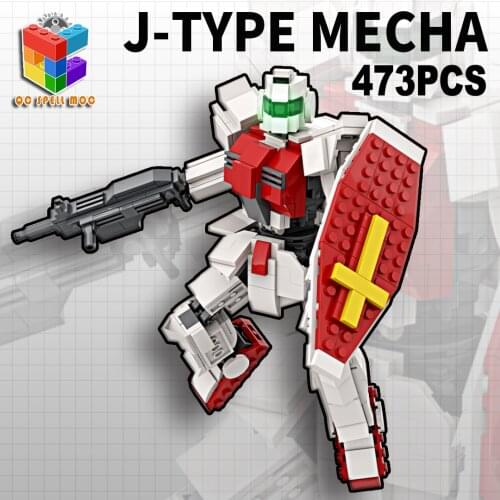 Hot Robot MOC Mecha Gundam MS Building Block Bricks Weapon Creator Army Model Soldiers Kids Toys