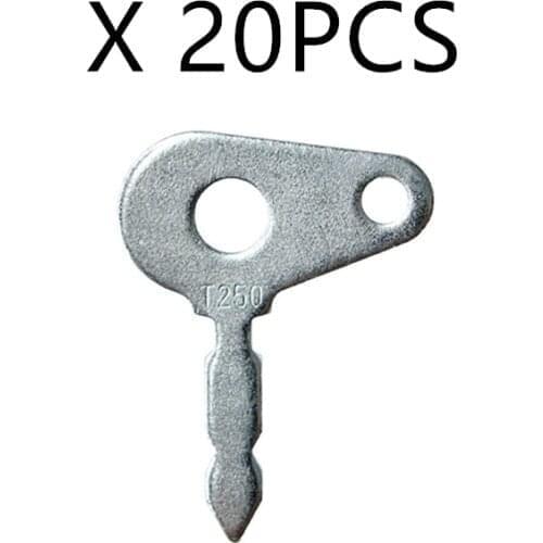 T250 (20) Keys For Lucas Nesan Bosch Fits Ford JCB Agco New Holland Excavator Tractor Agricultural ELI80-0139
