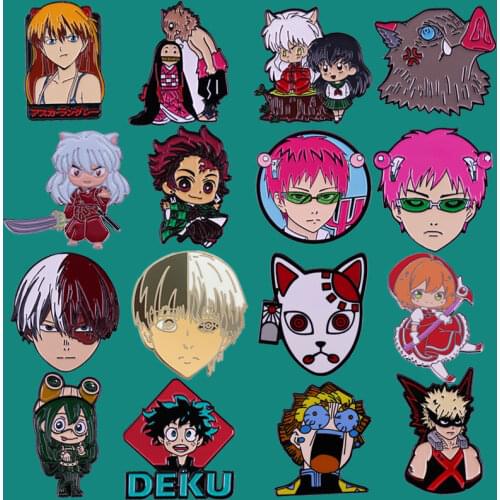 Fun Comic Hero Figure Enamel Pins Brooch Collecting Alloy Lapel Badges Men Women Fashion Jewelry Gifts Adorn Backpack Collar Hat