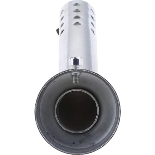 1 Piece 5.5" Universal Motorcycle Exhaust Can Killer Silencer Muffler Angled (Baffle O.D. 48mm)