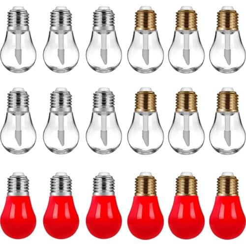 200Pcs 6ml Funny Light Bulb Shaped Lips Balm Tube Empty Refillable Lips Gloss BottlesDIY Cosmetics Lipstick Containers Travel
