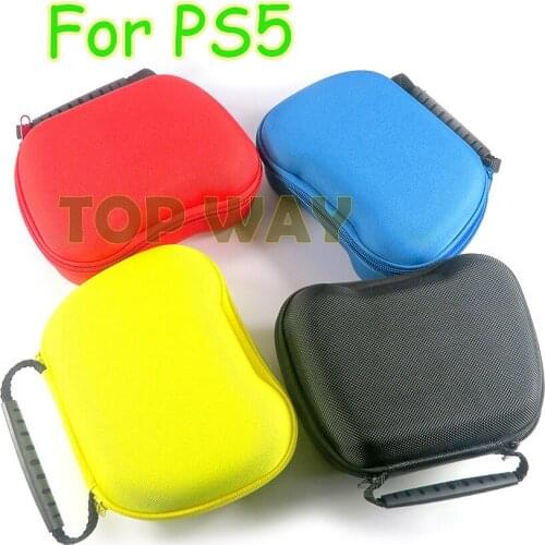 5PCS For PS5 Storage Bag Handbag Gamepad Pouch Bag For PlayStation5 Controller Case Portable Shockproof Protective Carry Case