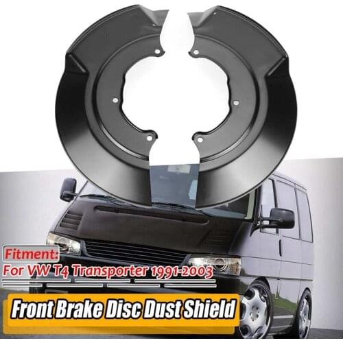 AU05 -2X Car Front Brake Disc Dust Shield Splash Guard Covers For-T4 Transporter 1991-2003 Brake Disc Dust Guard Cover Trim