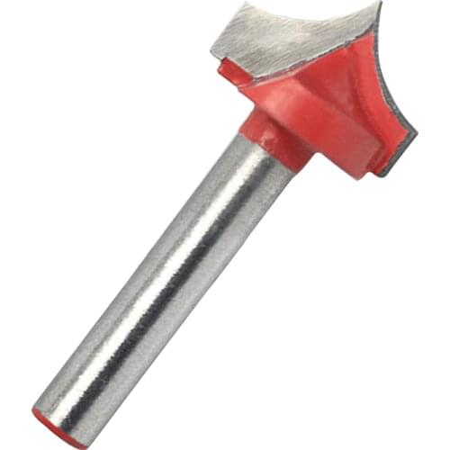 1pc 6*18mm Carbide Wood Making Router End Mill CNC Engraving V Groove Bits Milling Tools on Cutting Carving Hard Wood PVC