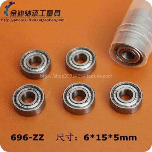 Ningbo miniature bearing 696ZZ 619/6 696-2Z size 6X15X5mm encoder motor grade NH
