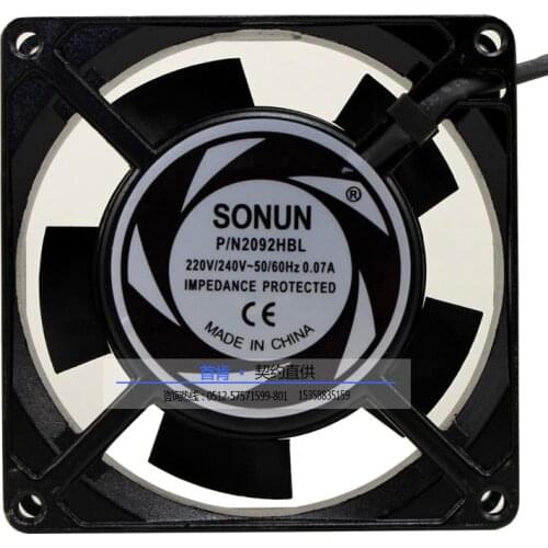 NEW SUNON 9225 9025 AC220V 9CM system enclosure 23092HSL SF9225AT Axial cooling fan