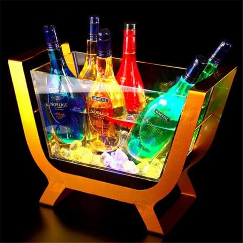 NIGHTCLUB ICE BUCKET RECHARGEABLE FULL COLOR