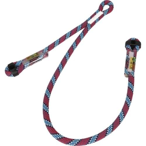 11mm Dia 18kn Professional Rock Climbing Altitude Anti Fall Off Protective Safety Belt Cowstail Arborist Rigging Lanyard